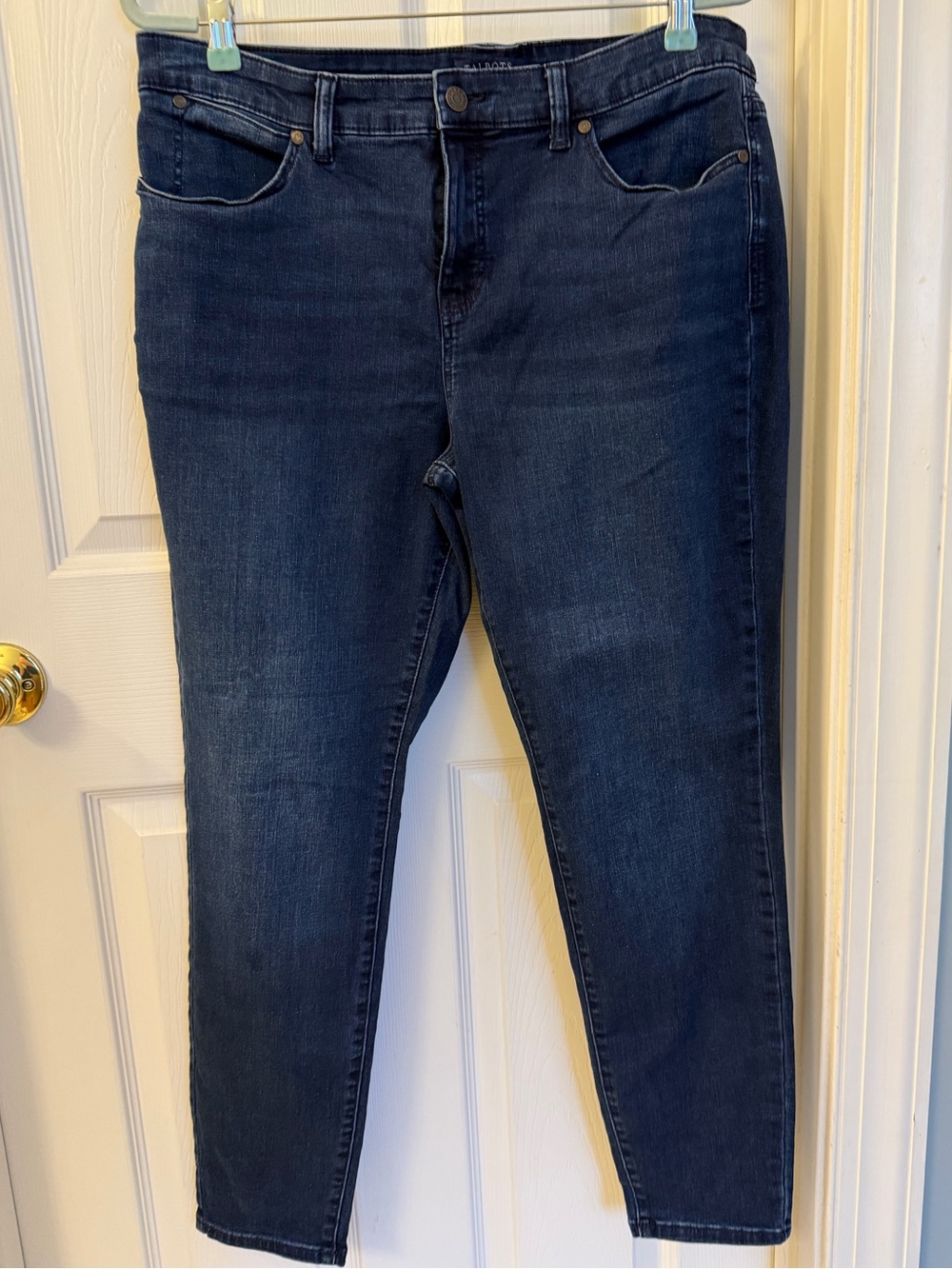 Talbots Stretchy Blue Jean Jegging size 14